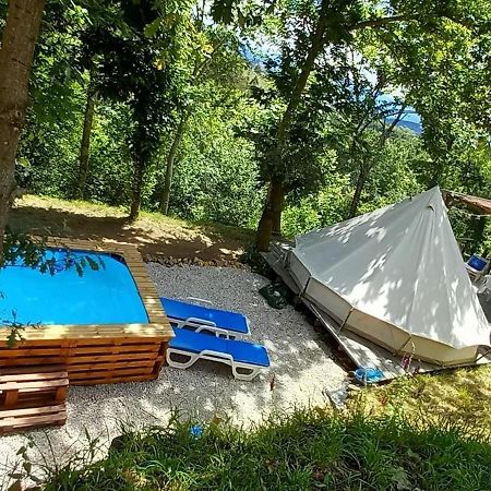 Bell-Tenten Quinta Pomar Do Pontido Кабесейраш-ди-Башту Экстерьер фото