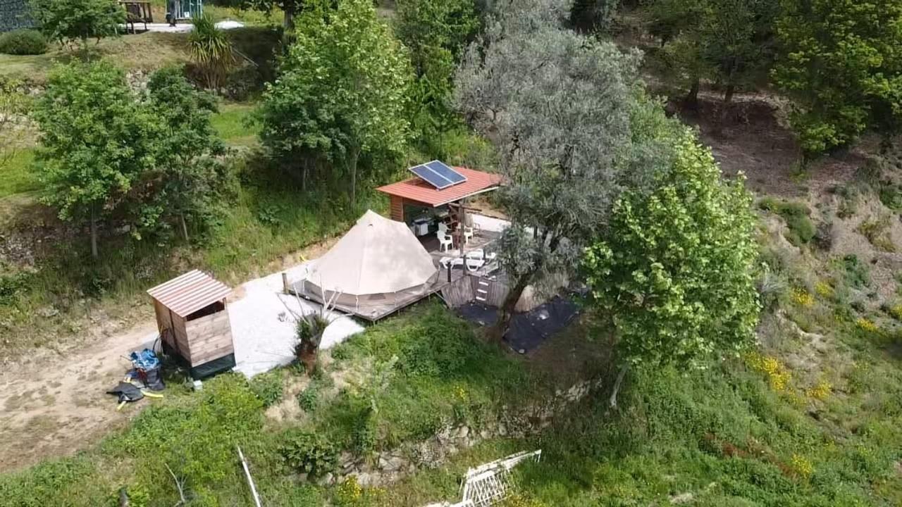Bell-Tenten Quinta Pomar Do Pontido Кабесейраш-ди-Башту Экстерьер фото